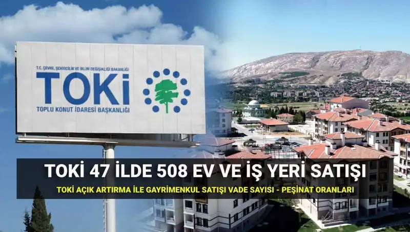 TOKİ 508 Konut ve İş Yeri Satışı: Detaylar ve Tarihler Açıklandı!