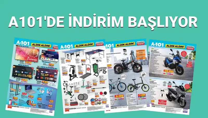 A101’in 12 Haziran Aktüel Kataloğu: Spor, Oyun ve Teknoloji Ürünleriyle Dolup Taşıyor!