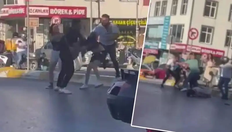 Esenyurt'ta Motosikletli İki Kadına Duyanları Şok Eden Saldırı