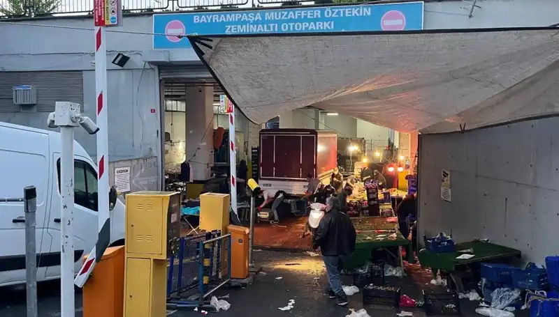 Pazar Yerinde Biber Gazı Skandalı: Alışverişten Kaçış Anları!