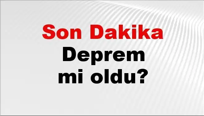 Çanakkale'de Deprem! Kandilli ve AFAD Sonuçlarını Açıkladı