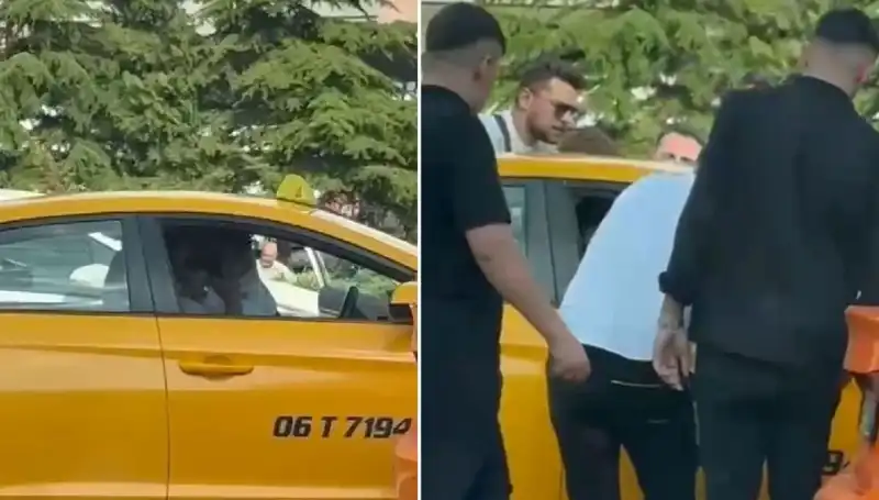 Trafikte Çıkan Tartışmada Taksi Şoförüne Yumruklu Saldırı!