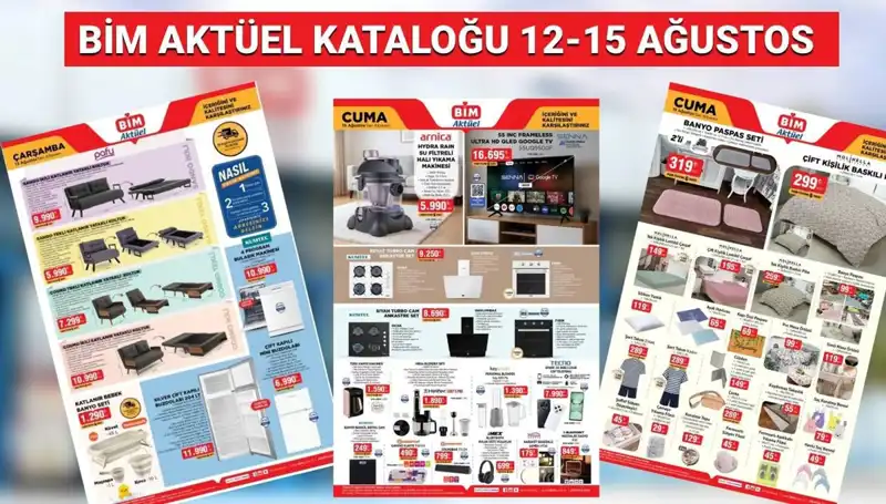 BİM 12-15 Ağustos Aktüel Kataloğu: Termos, Drone ve Paspas Setleriyle İhtiyacınıza Çözüm Oluyor!